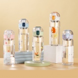 420ML悠然玻璃杯便携带茶隔高颜值女士泡茶水杯