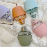 700ML扁平弹跳塑料杯创意潮流便携学生ins风随手杯