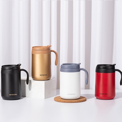 500ML圆底办公咖啡保温杯