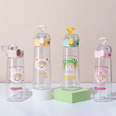 550ML快乐宝贝乐酷弹盖塑料杯（彩盒）