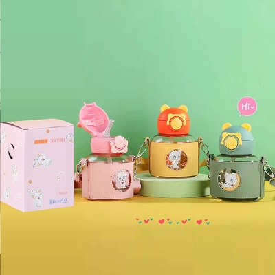 700ML猫妖的诱惑大肚塑料杯（彩盒）