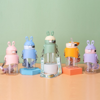 600ml艾可兔塑料杯(彩盒）