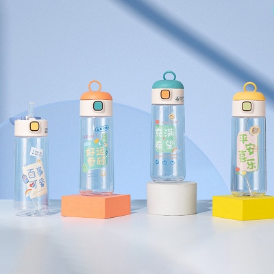 提环盖塑料杯550ml（彩盒）