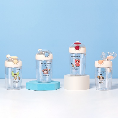 400ML拒绝焦虑矮胖塑料杯（彩盒）