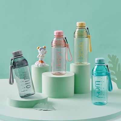 500ML亿本曼斯太空塑料杯个性简约便携水杯（OPP袋）