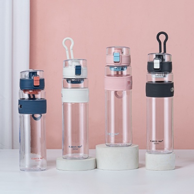 650ML弹盖直饮塑料杯（彩盒）