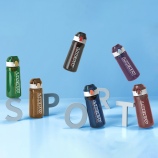 700ML吉恩弹跳运动塑料杯时尚带茶隔户外便携随手杯