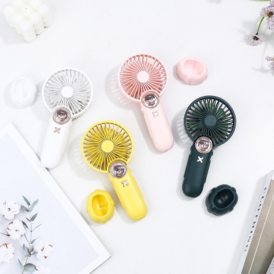 太空小熊手持风扇