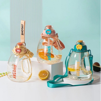 1300ML尚泰大肚吸水塑料杯大容量运动水杯（TPE袋）