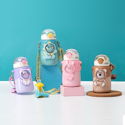 600ML软萌动物保温杯316不锈钢小清新少女心水杯