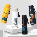 500ML创意几何漫步太空保温杯304不锈钢便携运动水杯