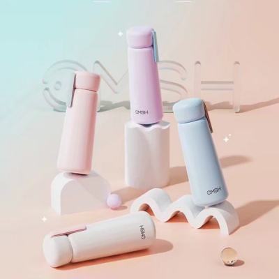 350ML艾利森保温杯学生情侣便携提手不锈钢水杯子