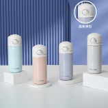 400ml欧雅纯色系列保温杯304不锈钢创意旋转弹盖水杯