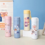 450ML海豚系列吊带直身保温杯304不锈钢小清新水杯