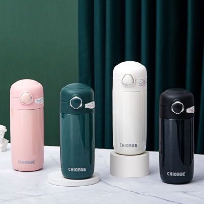 316ML欧雅轻奢炫彩保温杯304不锈钢弹跳盖吸管杯