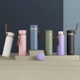 450ML白金系列领英保温杯304不锈钢简约商务水杯