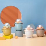 400ML卡通飞碟旅行兔保温杯304不锈钢高颜值可爱水杯