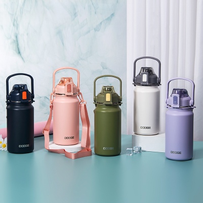 1300ML道奇滤生活焖茶功能保温杯316不锈钢大容量水杯