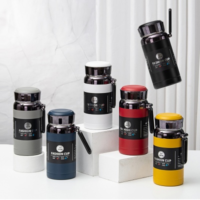 1100ML喷塑手提保温杯