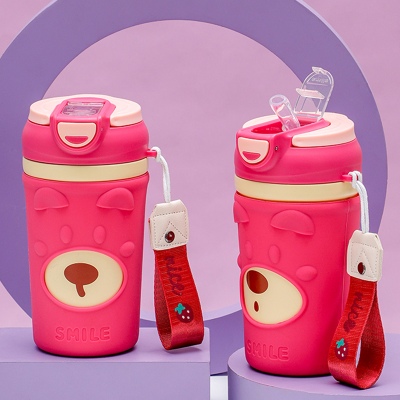 450ML蓝山萌熊保温杯