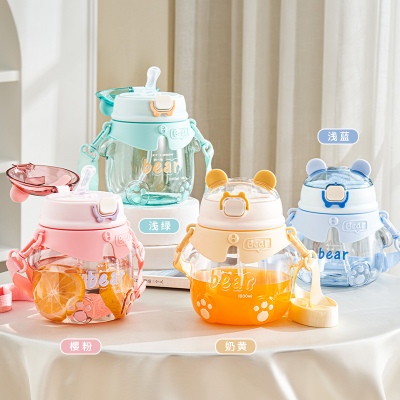 1000ML亿本熊崽崽可爱水壶