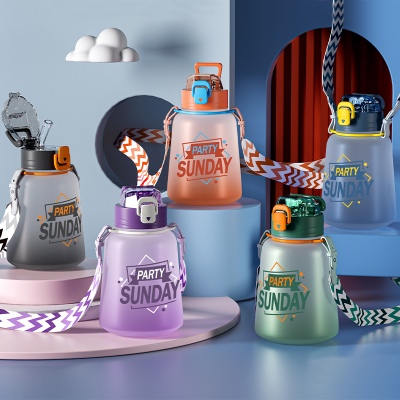 1100ML凯利弹跳背带磨砂杯