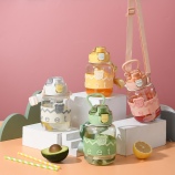 600ML小熊太空塑料杯（OPP袋）