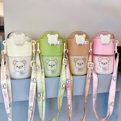 600ML闪电熊塑料杯