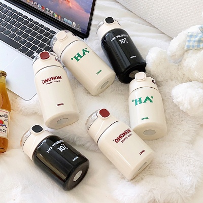 350ML圆圆盖-英文系列保温杯