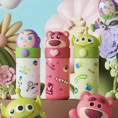 350ML迪士尼系列公仔保温杯