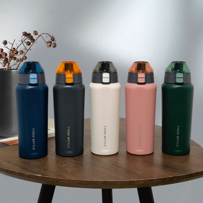 600ML大口四方运动保温杯