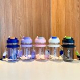 600ML双饮T字咖啡塑料杯