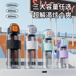 800ML尚泰运动双饮盖塑料水杯