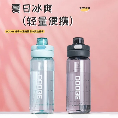 520ML道奇夏日冰爽跳盖塑料杯