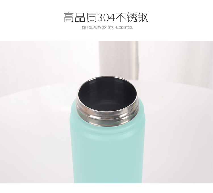 750ML大容量318运动壶便携提手不锈钢真空双层保温杯