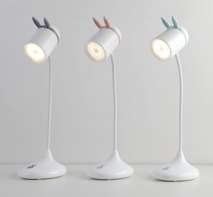 574兔子触摸感应台灯卧室床头灯儿童护眼学习LED灯