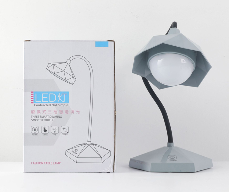 588北欧风触摸感应led台灯卧室床头灯儿童护眼学习灯