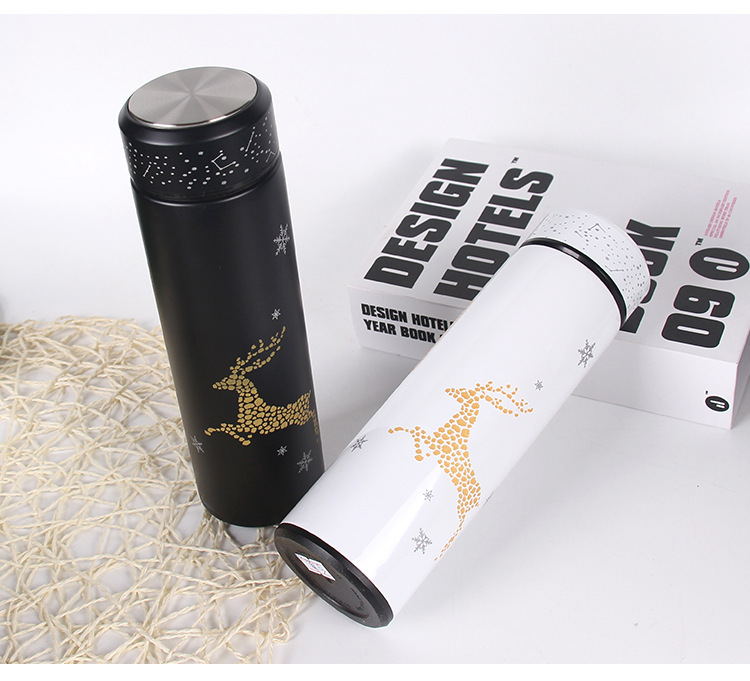 500ML夜光直身保温杯创意水杯个性潮流ins网红水杯子