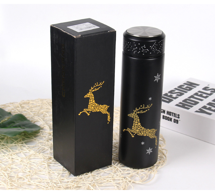 500ML夜光直身保温杯创意水杯个性潮流ins网红水杯子