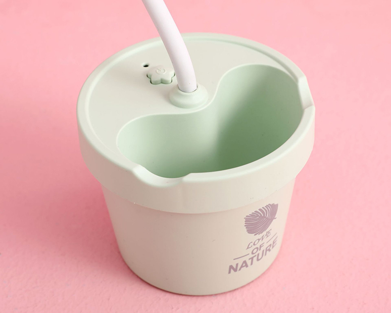 花朵笔筒台灯学生宿舍护眼学习两用创意个性