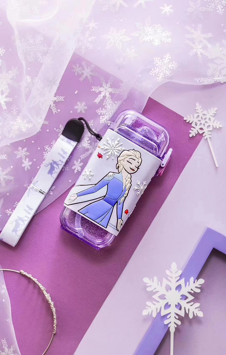 280ml甜甜圈方形随手杯创意个性卡通可爱背带水杯