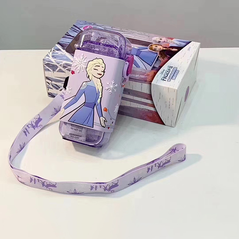 280ml甜甜圈方形随手杯创意个性卡通可爱背带水杯