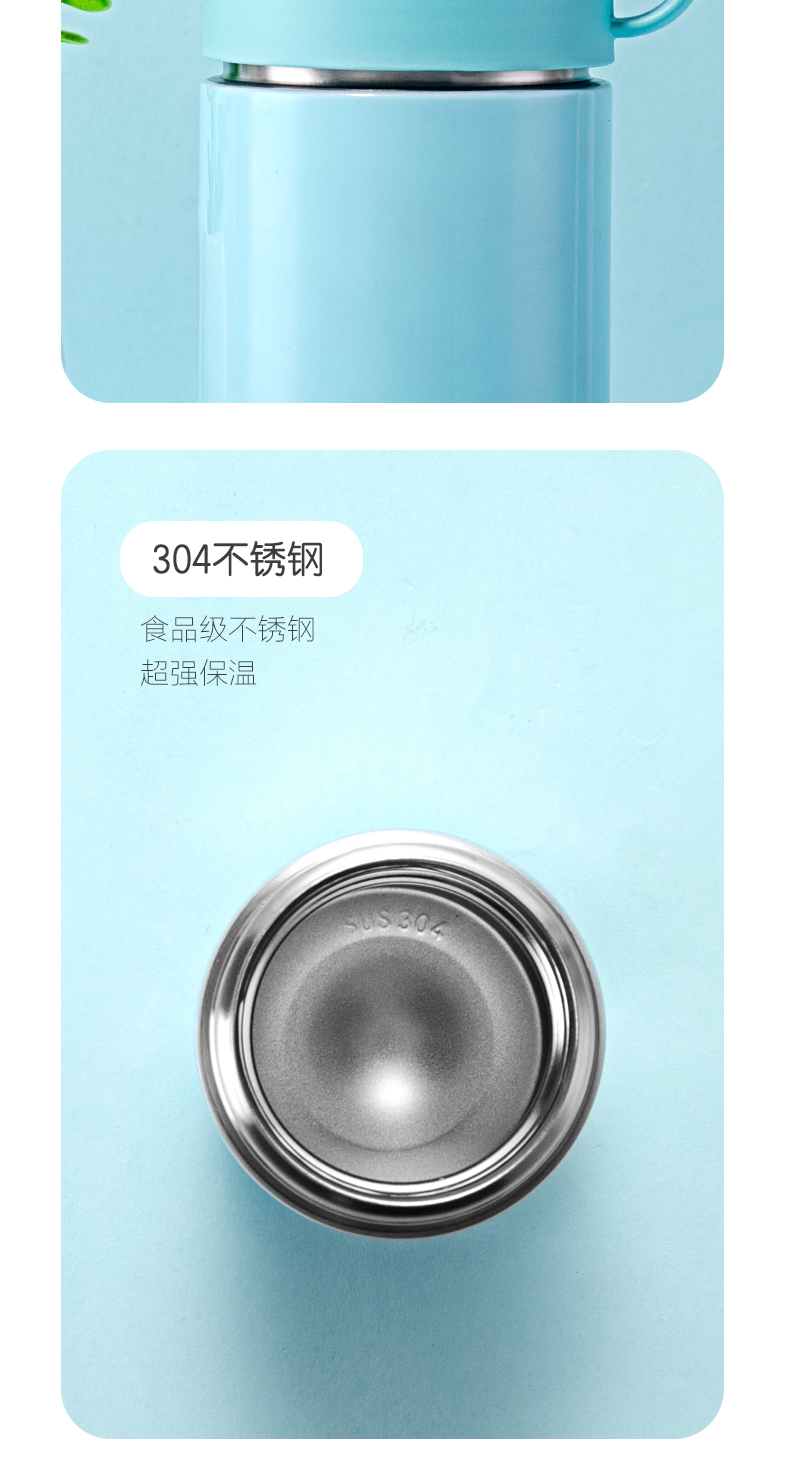 550ml时尚焖烧杯保温壶304不锈钢多功能便携焖烧壶