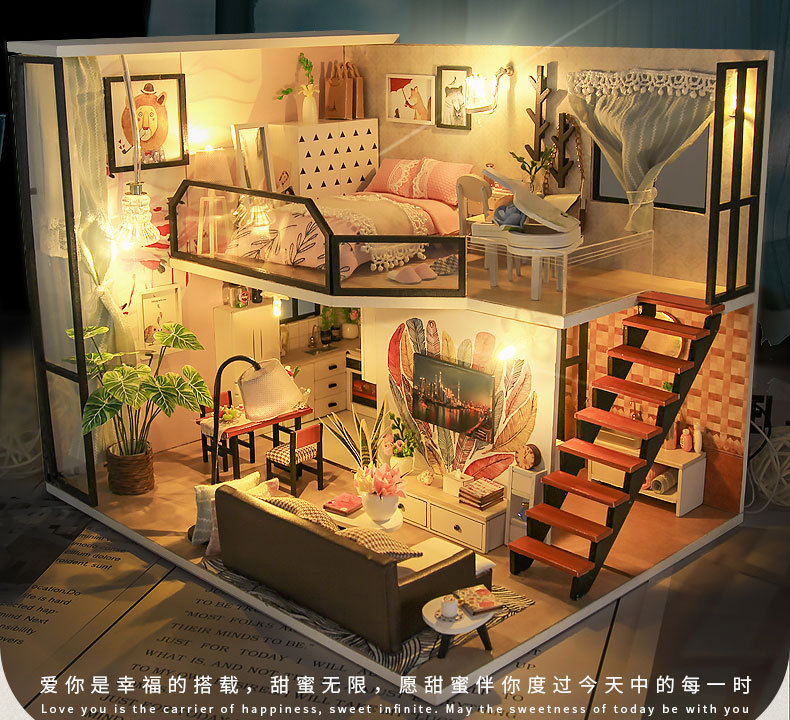 阁楼系列- 时光恋人diy万乐小屋手工制作模型拼装玩具