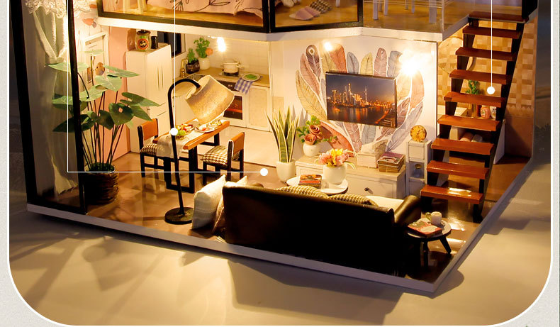 阁楼系列- 时光恋人diy万乐小屋手工制作模型拼装玩具