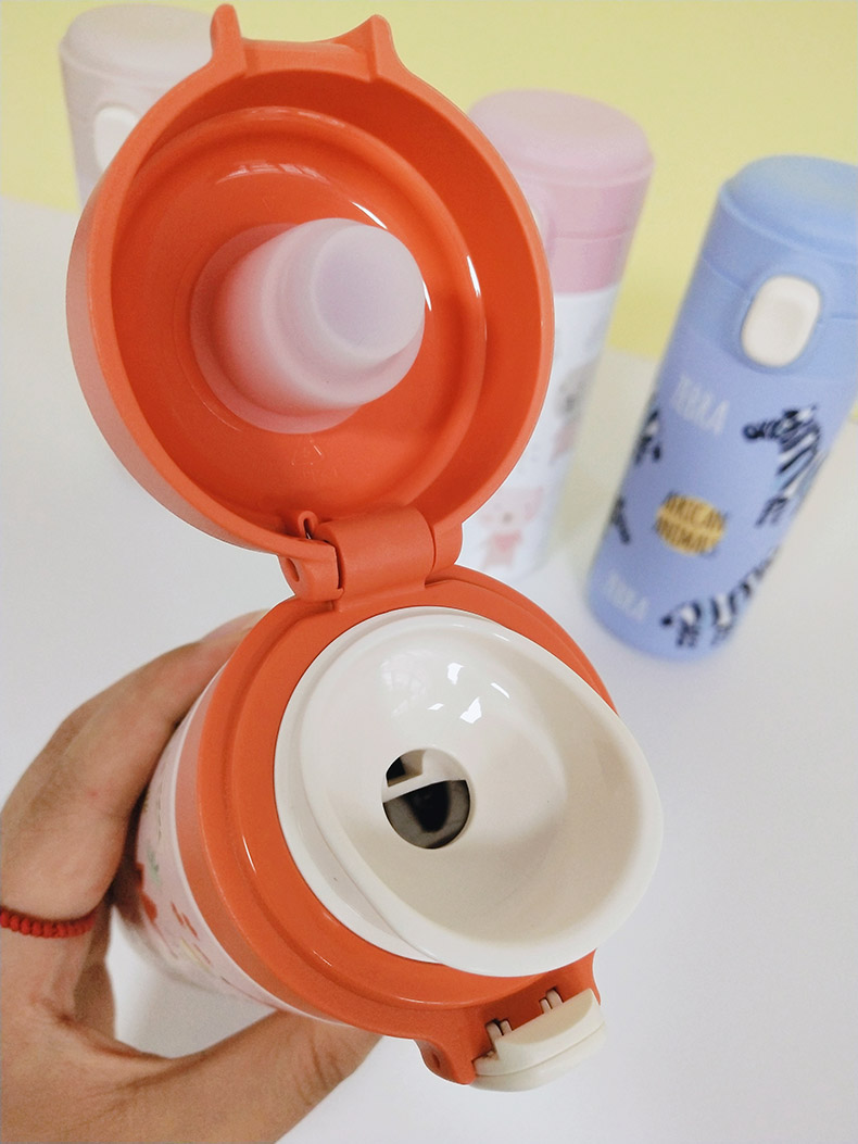 350ML卡通3D动物弹盖保温杯316不锈钢便携小巧杯子