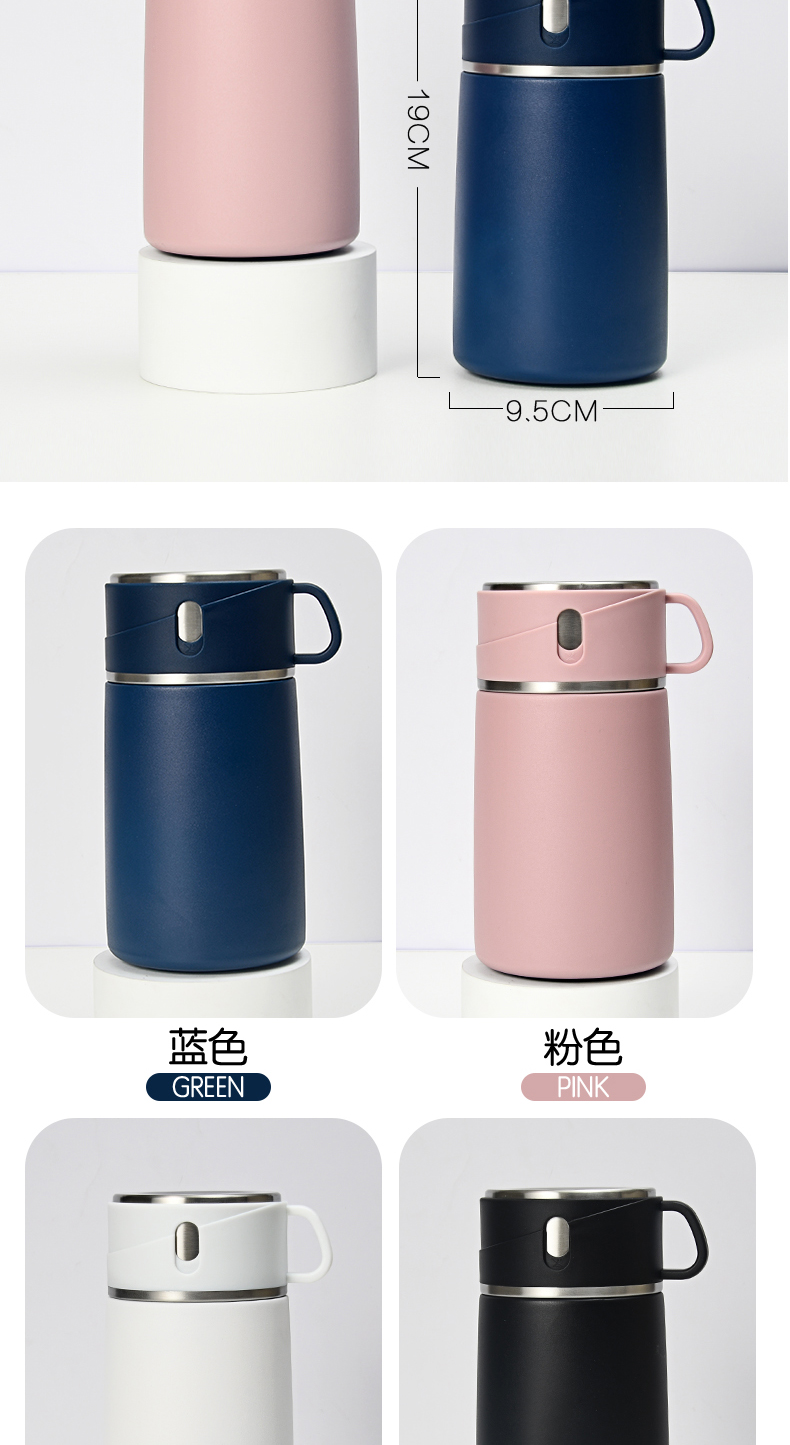 800ML大容量316不锈钢双钢焖烧罐真空闷烧壶保温粥桶