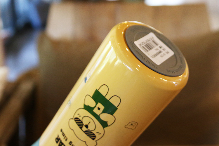 380ML悦酷弹盖萌熊保温杯学生可爱带提绳水杯随手杯