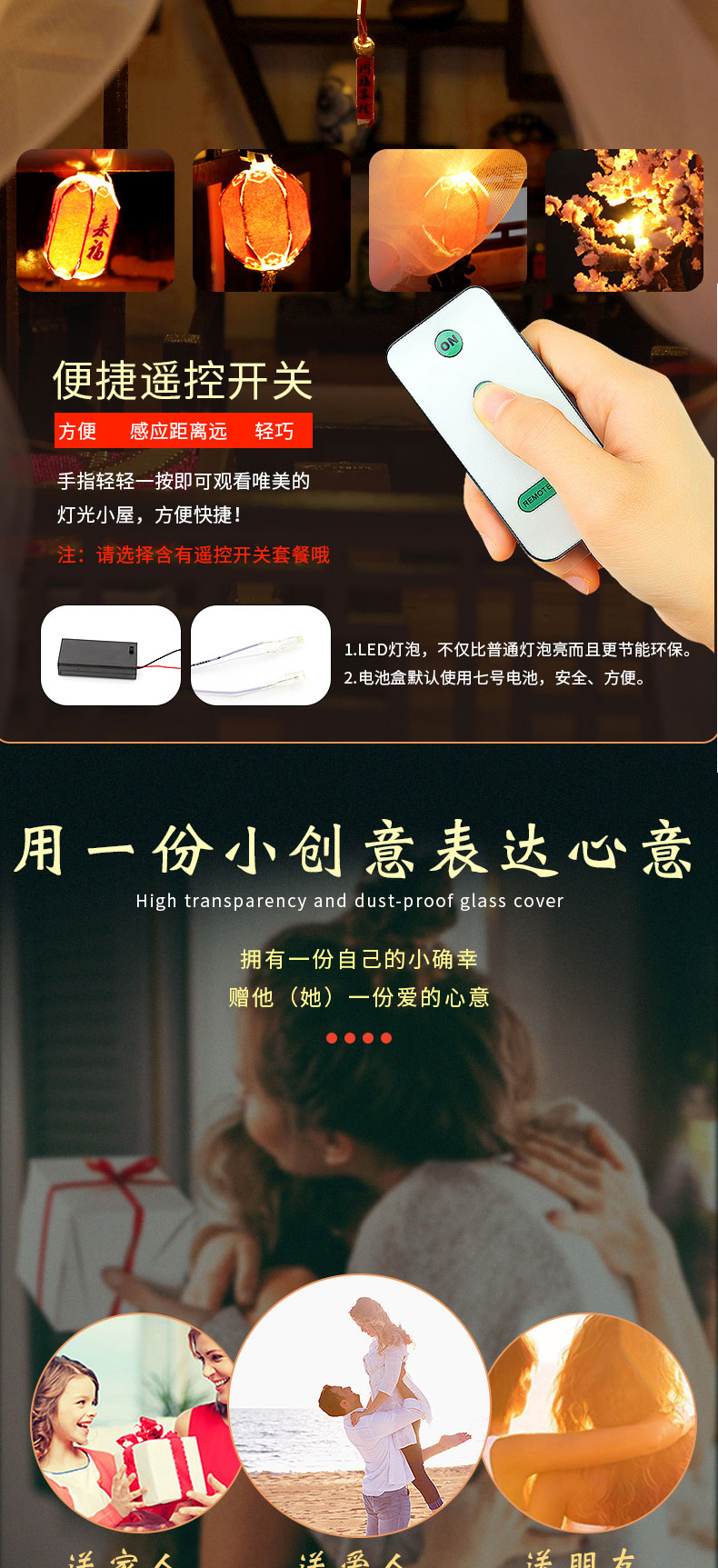 别墅系列-同福客栈中国风阁楼手工制作小房子拼装模型小屋DIY