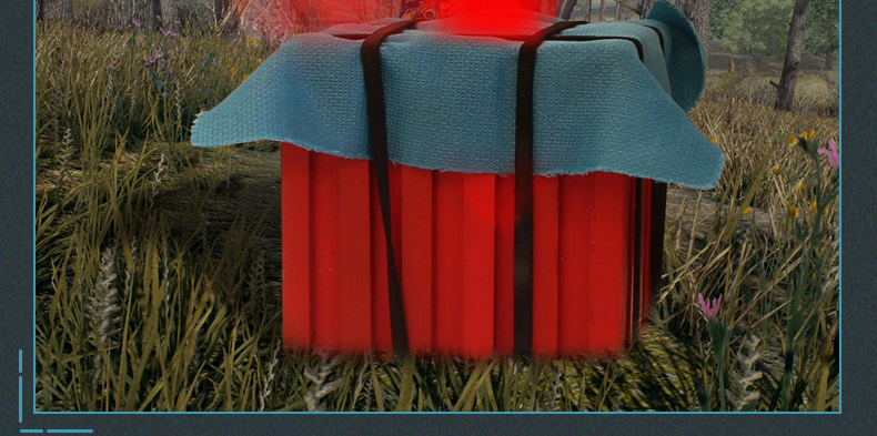 JD系列-车库房中国风diy手工制作绝地求生车库拼装模型小屋